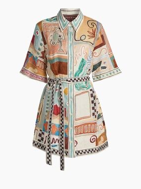Alemais Michelle Linen Dress